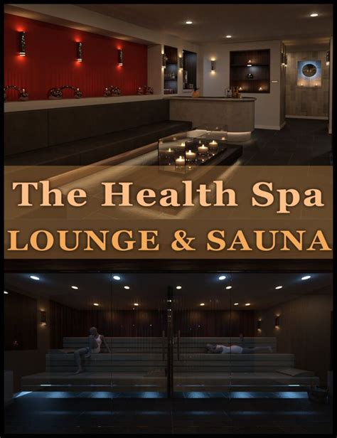 health spa lounge  sauna render state