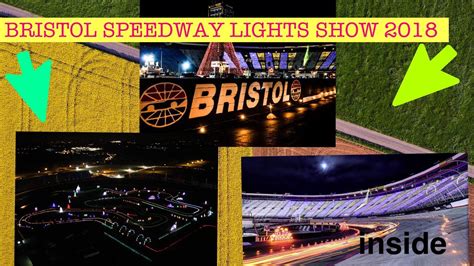 bristol speedway christmas lights show  youtube
