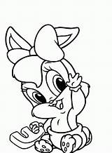 Coloring Pages Baby Tunes Looney Lola Bugs Taz Library Clipart sketch template