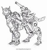 Pages Coloring Liger Zoids Template sketch template