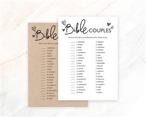 bible couples quiz bridal shower games printable christian etsy