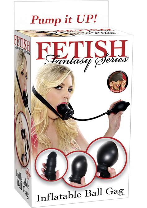 Fetish Fantasy Inflatable Ball Gag Black