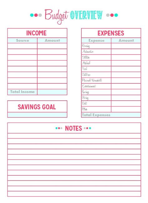 family binder budgeting printables clean  scentsible