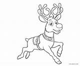 Reindeer Pages Coloring Color Printable Kids Cool2bkids sketch template
