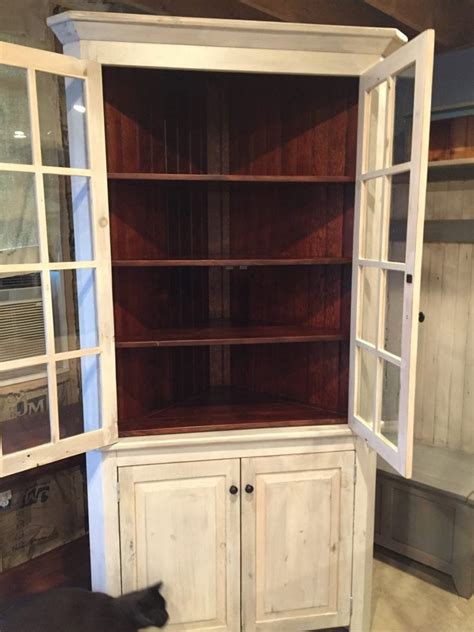 standard double door corner cabinet furniture   barn