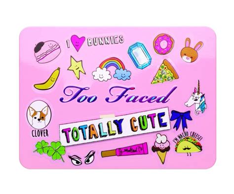 too faced s totally cute eyeshadow palette is what your