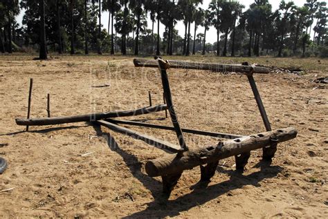 photo  wooden plow  photo stock source agriculture taung zin