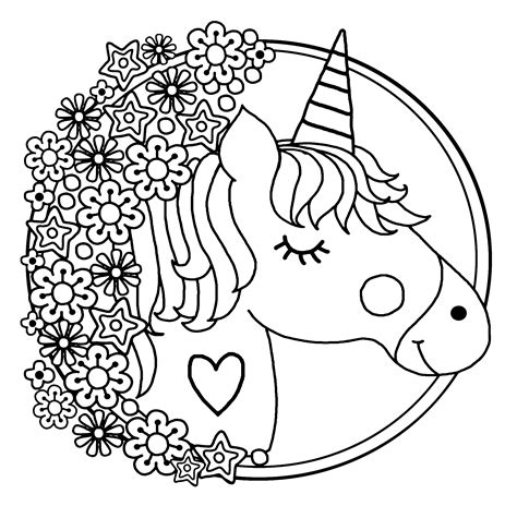 baby unicorn coloring pages  kids  worksheets unicorn coloring