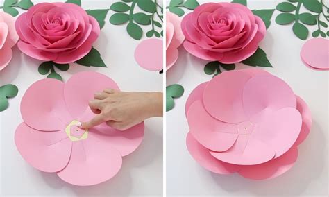 printable rose flower template cut   flower site