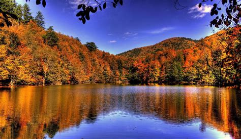 Peace Lake Yedi Turkey Nature Wallpaper Autumn