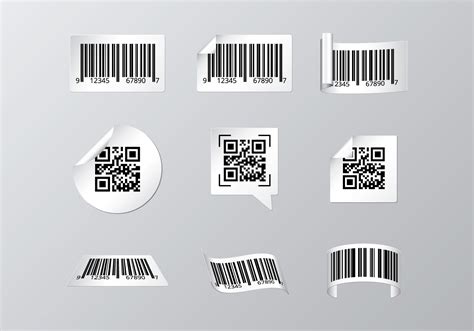 barcode scanner label   vector art stock graphics images