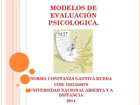 Modelos De Evaluación Psicologica