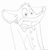 Stilton Geronimo Coloring Pages Cartoons Mickey Donald Minnie Duck Mouse Color sketch template