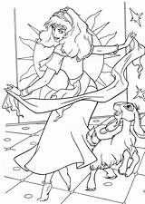 Esmeralda Coloriage Hunchback Colorir Bossu Desenhos Coloriages Djali Merlin Enchanteur Princesas Danse Buscando Jorobado Coloori Sleeping Febo sketch template