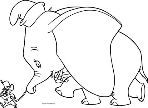 disney dumbo elephant coloring pages wecoloringpagecom