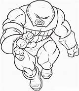 Marvel Coloring Juggernaut Pages Superhero Characters Drawing Comic Comics Men Printable Draw Step Book Kids Superheroes Printables Coloriage Drawings Character sketch template