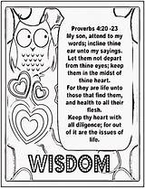 Proverbs Treasure Lesson sketch template