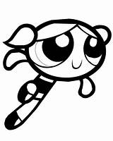 Powerpuff Coloring Girls Pages Bubbles Buttercup Printable Bubble Puff Girl Outline Drawing Character Paper Cartoon Sheets Color Print Birthday Popular sketch template