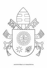 Pope Francis Arms Coat Catholic Activityvillage Coloring Pages Kids Colouring Religious Activity Activities Roman Children Color Current Choose Board Motto sketch template