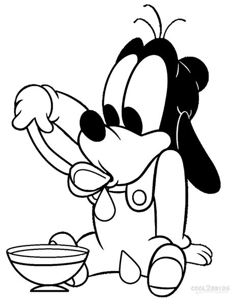 printable goofy coloring pages  kids coolbkids