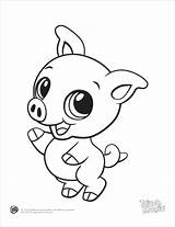 Coloring Animals Animal Baby Pages Cute Color Print Pig Printable Colouring Small Leapfrog Drawings Adults Beluga Clipart Adorable Frog Sheets sketch template
