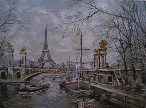 vintage french paris art print cs   paintings  georges