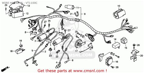 honda shadow  wiring diagram  honda shadow aero wiring diagram wiring diagram gear note