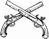 Guns Crossed Clipart Clip Drawing War Cliparts Library Civil sketch template