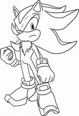 Coloring Pages Sonic Werehog Print Library Clipart Hedgehog Shadow Sheet sketch template