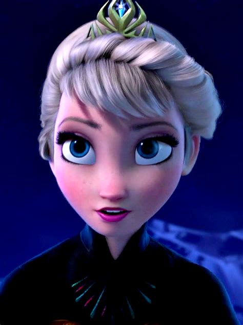 beautiful still of elsa during let it go you can see her freckles this close up so gorgeous