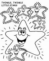 Coloring Star Pages Twinkle Little Stars Colouring Kids Printable Sheets Dividers Nursery Clipart Thekidzpage Christmas Book Cliparts Color Preschool Library sketch template