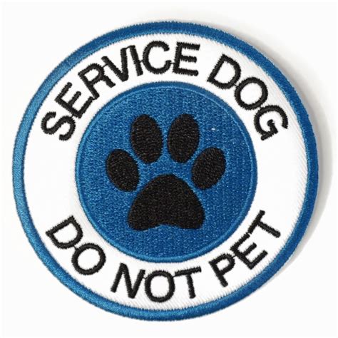 patch service dog   pet  colors register  service animal llc