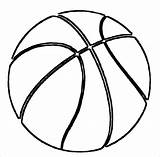 Coloring Basketball Pages Ball Big Coloringbay sketch template