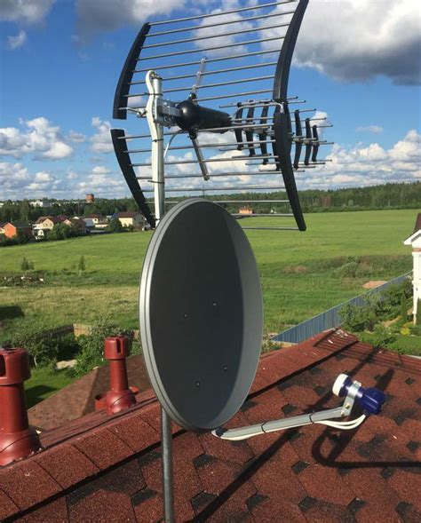 Установка антенны на даче — цифровой телевизионной и с усилителем по