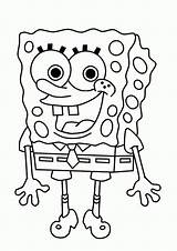 Esponja Riendo Spongebob Animados Dibijos Pinta sketch template