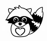 Raccoon Drawing Cartoon Easy Drawings Clipart Simple Clip Silhouette Face Cute Racoon Clipartmag Baby Paintingvalley Raccoons Handmade Getdrawings Stamp Rubber sketch template