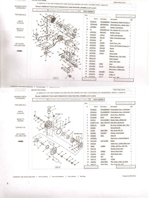 tech gear ford  tractor parts diagram