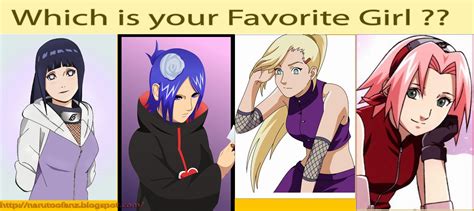 Who Is Your Favorite Naruto Girl