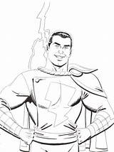 Shazam Jerry Ordway Pages sketch template
