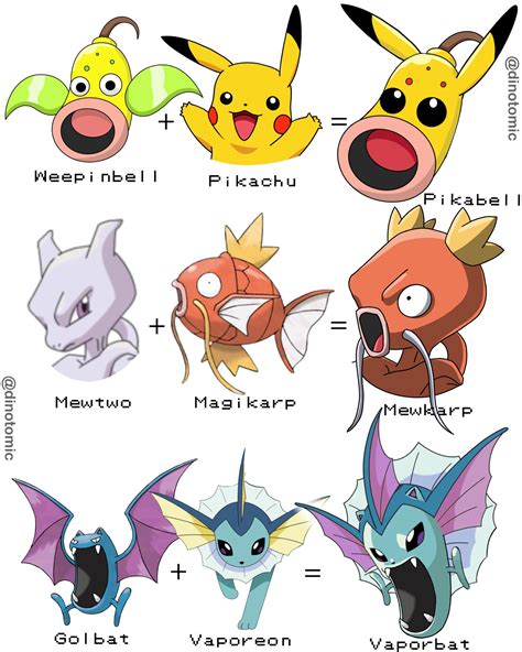 pokemon fusion page  dinotomic