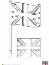 Anglais Angleterre Drapeau sketch template