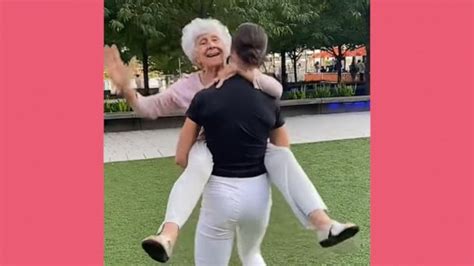 video 93 year old grandma and her granddaughter recreate special