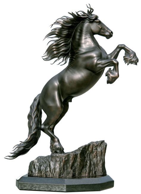 friedom friesian horse sculpture small chester fields bronzes