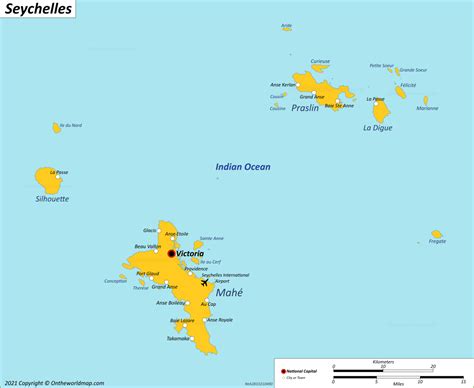 seychelles map detailed maps  republic  seychelles