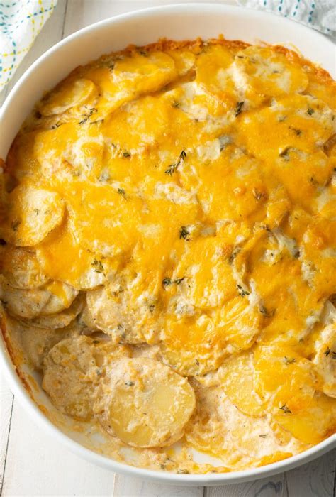 Cheesy Scalloped Potatoes Recipe Au Gratin A Spicy Perspective