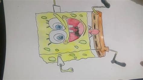 draw spongebob squarepants hd youtube