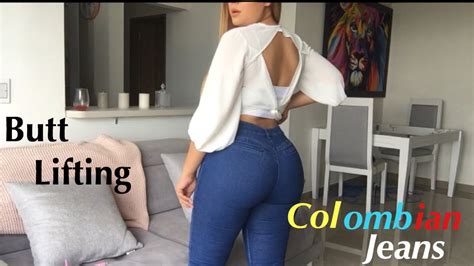 butt lifting colombian jeans try on jessica sanchez ♡ youtube