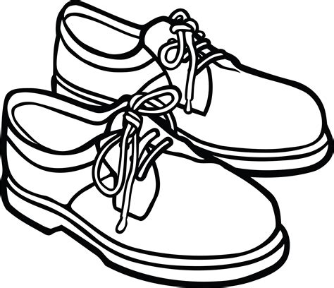 pair  shoes drawing  getdrawings