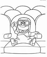 Coloring Pages Cartoons Carl Little Print sketch template