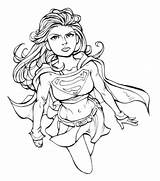 Supergirl Kolorowanki Bestcoloringpagesforkids Strong Zor Gratistodo Coloring sketch template
